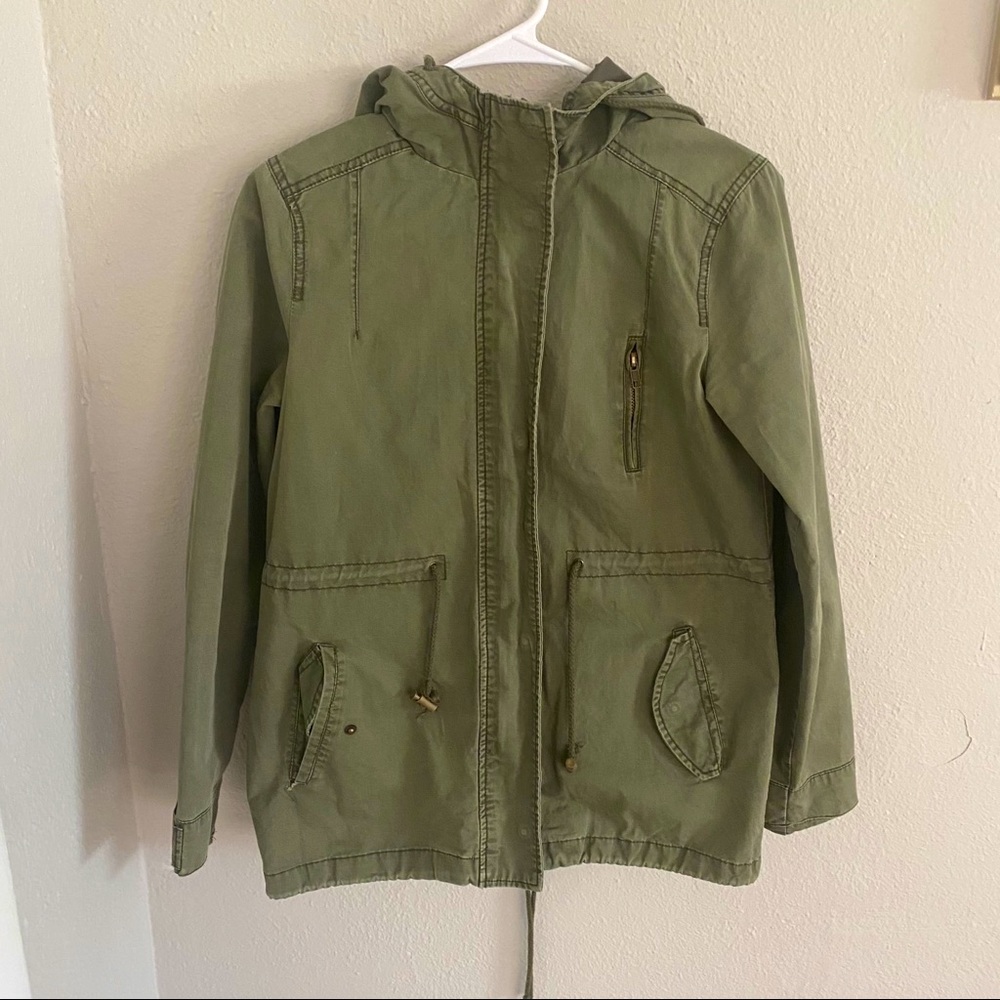 Olive Green Utility Jacket